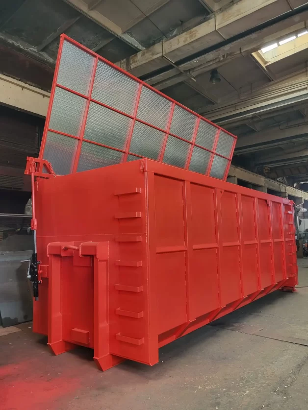 Abroll Metal Container with lid